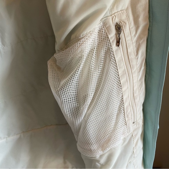 Obermeyer two-tone Dynamic ski/winter jacket Baby Blue - Picture 4 of 16